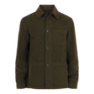 Slowear Monterdoro Regular-Fit Overshirt Green Mens